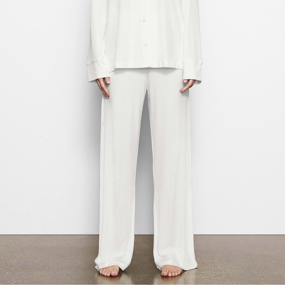 Skims Ribbed Soft Lounge Sleep Pant in Marble Size 2X - Picture 1 of 9